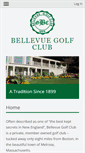 Mobile Screenshot of bellevuegolfclub.com